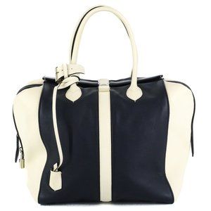LOUIS VUITTON Speedy Navy North-South
